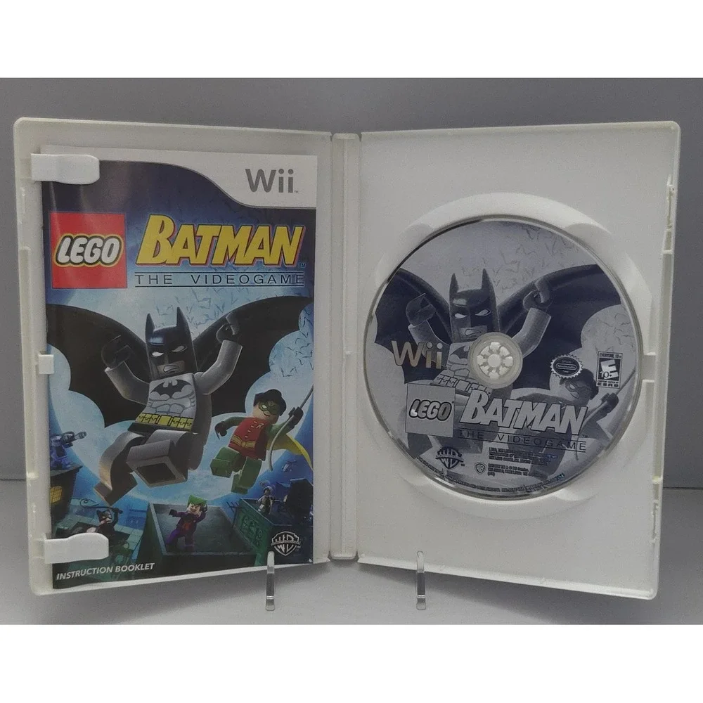 LEGO Batman: The Videogame & Batman 2: DC Super Heroes Bundle (Nintendo Wii) CIB